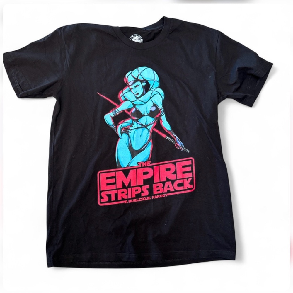 Empire Strips Back Black Graphic Tee